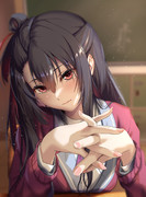 後ろの席の郡千景