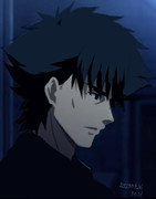 切嗣（アニメ1話「英霊召喚」34分50秒スクショ　2023.5.26投稿