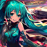 初音ミクレースクイーン