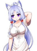 どこかで見たようなシャツを着たイタコ姉様の素材