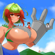 ファイト☆の後ろにいる巨人