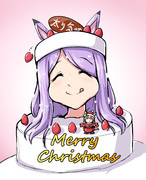 クリスマスケーキマックちゃん