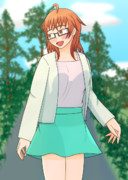 初夏コーデ比奈