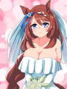 ママは新婦さん？