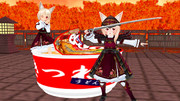 【ユノア10周年記念祭】赤い足湯(戦士には休息が必要だ)【MMD】