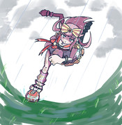 大外からアグネスデジタルの追い込み！