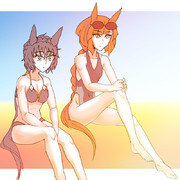 夏が終わるまで水着ウマ娘(6/12)