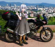 作っている車載動画のEDカードを描きました