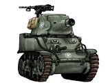 SD戦車　M8自走砲
