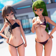 おじゃま虫１号の登場に困惑する荒潮