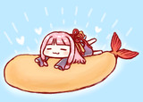 大きなエビフライ