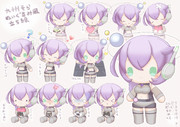 ぬいぐるみ風　九州そら　立ち絵素材
