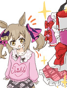 好みの服と出会うファル子