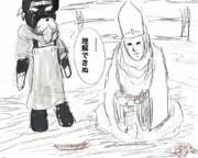 捨てられたエビのために涙を流す司祭