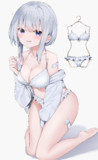 水着を着てもらった