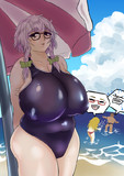 いいんちょ、よく中学んときのスク水入ったね
