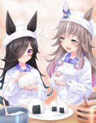 ライスとアキュートのおにぎり