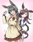 ロブロイ＆ライス私服チェンジ