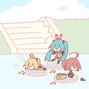 とりぷるばかと飛び石