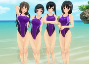 妙高型4姉妹とグラビア撮影〜競泳水着編〜