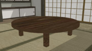 【MMDアクセサリ配布】ちゃぶ台