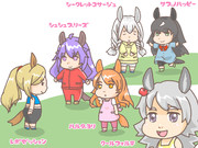 マダム'sとグレースケール　擬人化