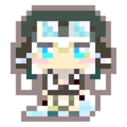 ドット（24×24）なもち子さん