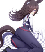 プラグスーツを着たライスシャワー