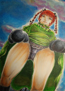 ローアングルから火焔猫燐（そばかす式）