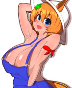 裸オーバーオールタイキ