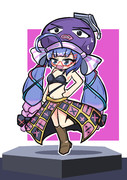 トリッシュのコスをしたウナちゃん