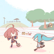 にぎやかな公園