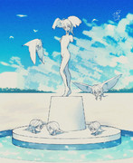 水場に集まる鳥