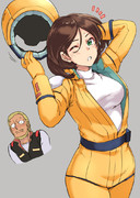 エマ中尉の半脱ぎパイスー