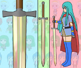 パールの剣と少女