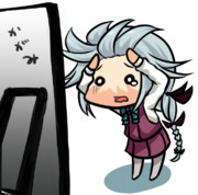 日焼けでえらいことになった浜波ちゃん