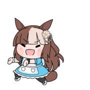 手を差し出して走るメロちゃん
