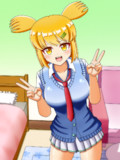 オリキャラの光縞櫁海ちゃん(生足ver)