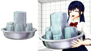 タライと氷【MMDアクセサリ配布あり】