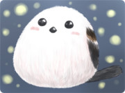 妖怪殺人毛玉！　シマエナガの姿