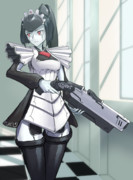 メイドロボ風警備ロボ