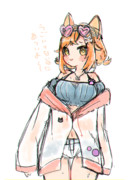 水着の戌宮さん案