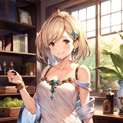 AIイラストでサマードレスのジータちゃんを生成してみた