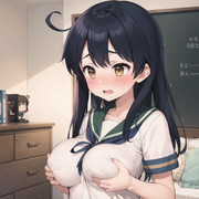 おっぱいに悩む潮