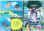 【支援絵】ドラえもんのび太と空の理想郷（アルカディア）