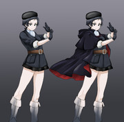 モジャクロ戦闘記　第61回で使う立ち絵　クロ子