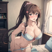 着替え中だった大和