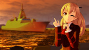 【艦これMMD】熊野さんの「わたくしがオバさんになっても、ですわ！。」：静止画１