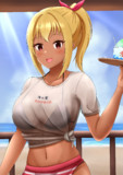 海の家ギャル店員