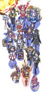 【ウマ娘】ドタバタレース３【集合絵】
